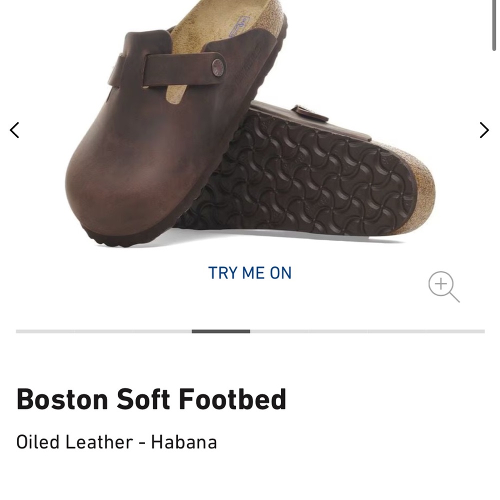 Birkenstock Soft Footbed Oiled Leather Clogs in Habana